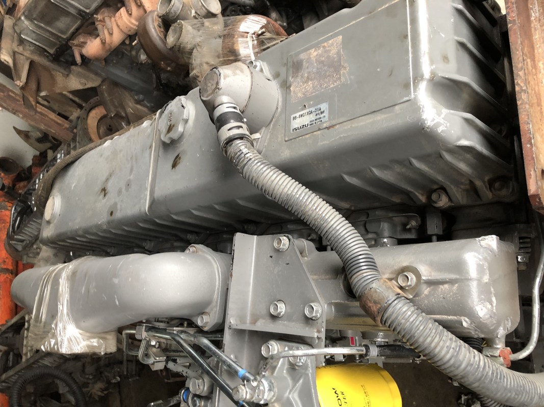 4 temps Isuzu 6WG1 moteur Assy 110-127 refroidi à l'eau Appliquer à la pelle