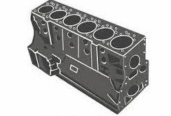 65.01101-6046 Bloc de cylindre du moteur de la pelle pour Daewoo DH200-3 D1146T