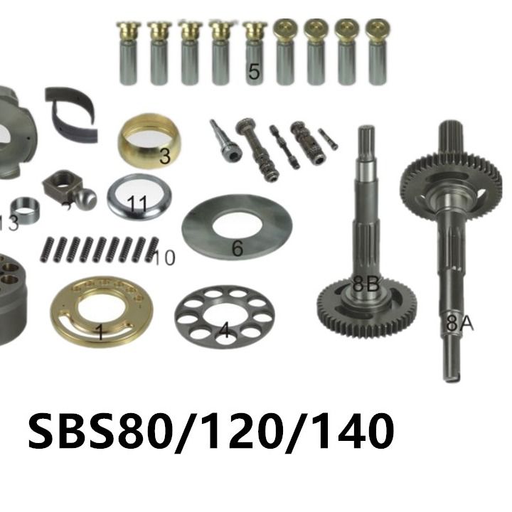 SBS80 SBS120 SBS140 Pièces de pompe hydraulique pour excavatrice, 325C Pièces de pompe à gaz