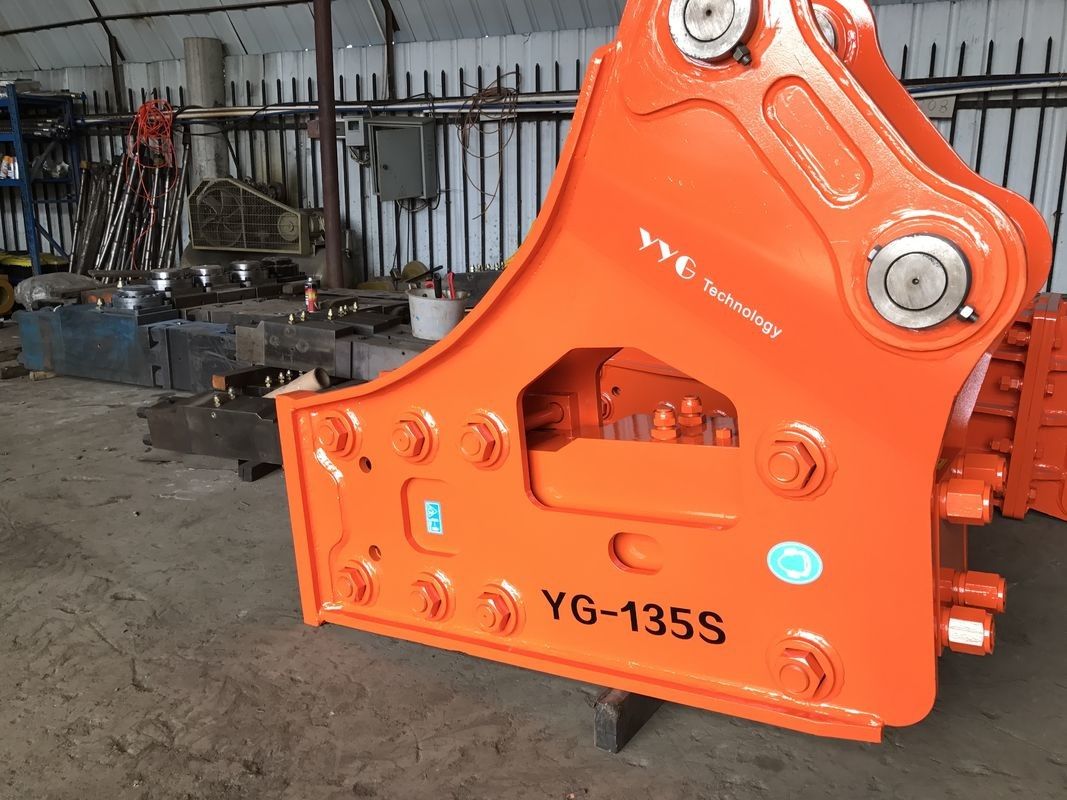 165 mm PC450 Komatsu Excavateur Casse-roche Type silencieux Casse-béton