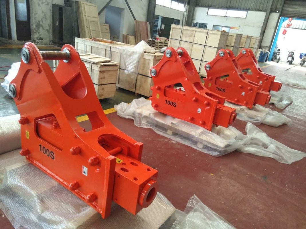 Marteau hydraulique 20CrMo avec châssis à pointe de moelle pour une pelle de 20 tonnes