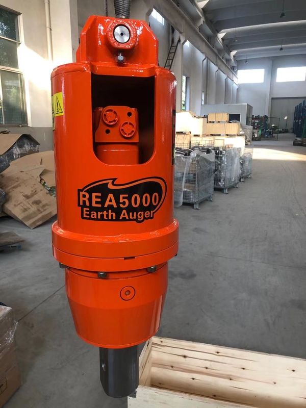 Couleur personnalisée hydraulique Eath Auger pour le disjoncteur de la pelle